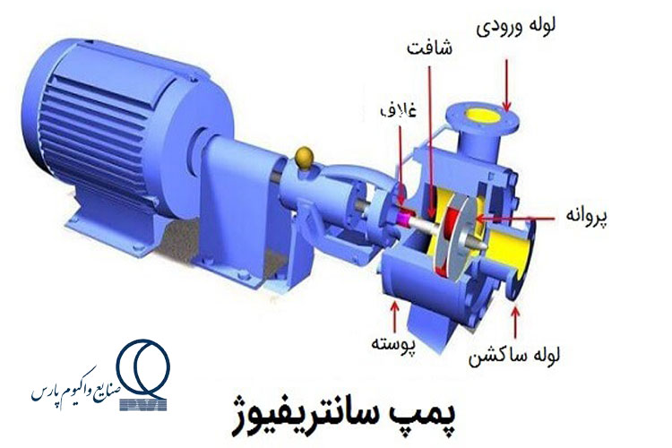 طراحی و اساس کار پمپهای سانتریفیوژی - طراحی پمپ وکیوم
