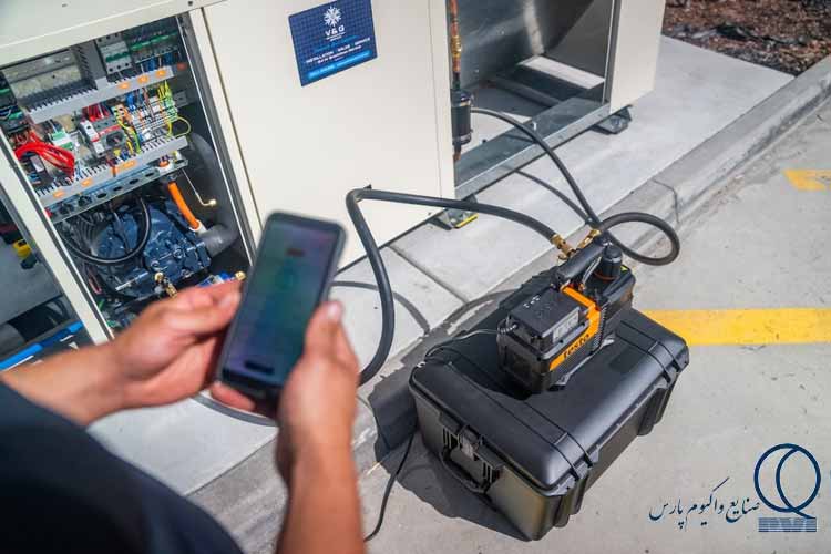 پمپ وکیوم هوشمند کنترل از راه دور